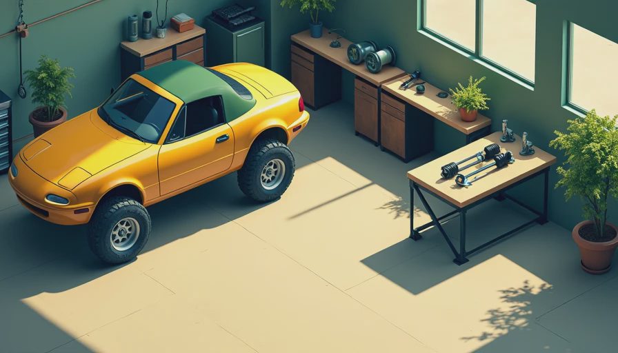 Visual context for na miata front sway bar stock