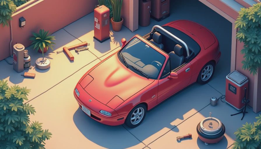 Visual context for miata rollbar