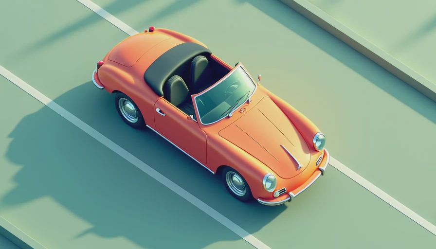Visual context for miata pop up headlights