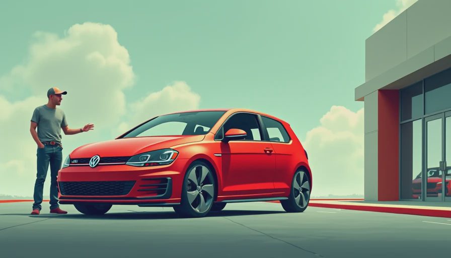 Visual context for gti steering wheel mk7