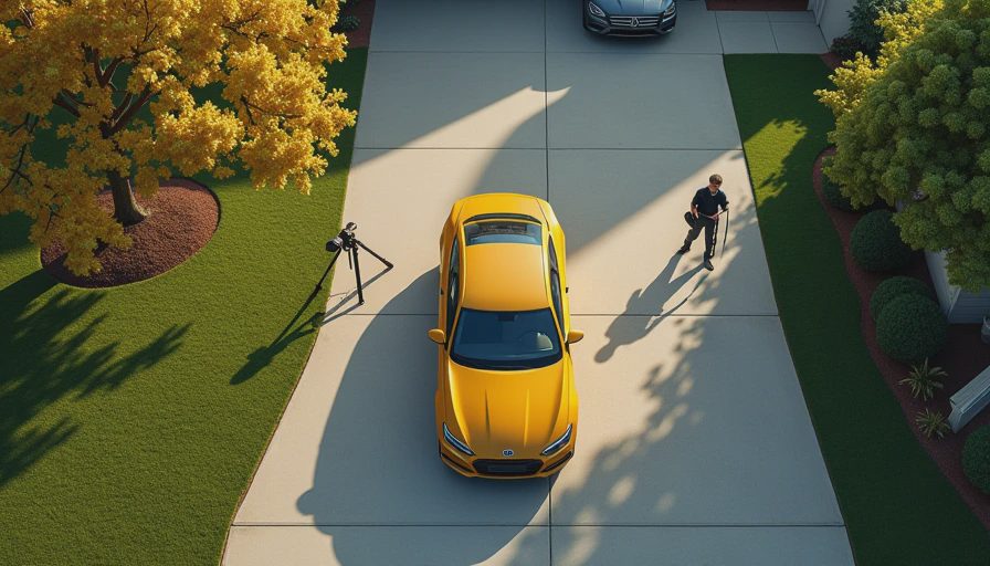 Visual context for auto photography techniques